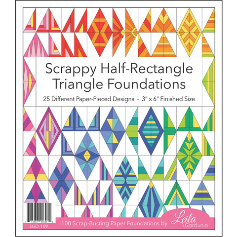 New 2025 Scrappy Half-Rectangle Triangle Foundation Pad # LGD-109