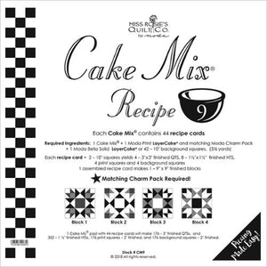 Cake Mix Recipe 9 44ct CM9 Miss Rosie