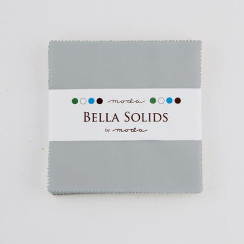 Bella Solids Charm Pack Steel 9900PP 184 Moda