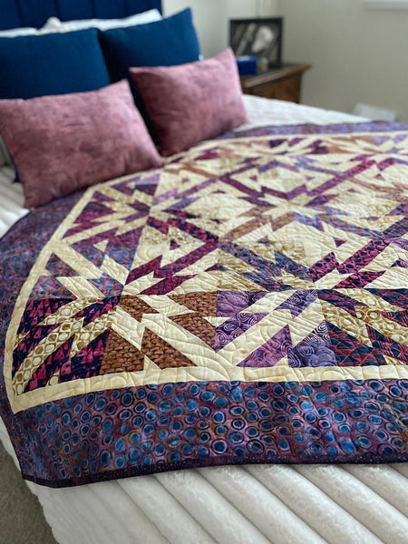 New 2026 Stellar Magic Quilt Pattern 42 x 56