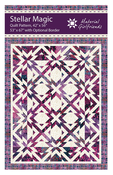 New 2026 Stellar Magic Quilt Pattern 42 x 56