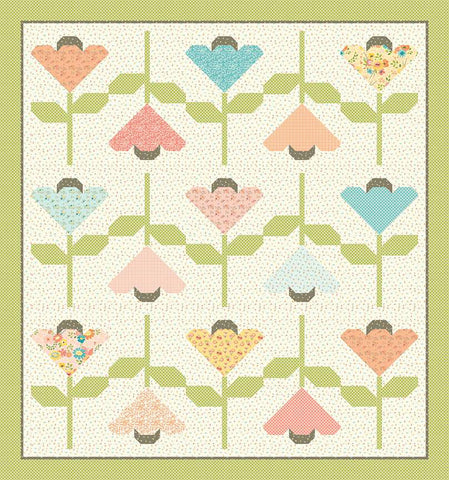 Sandy Gervais Tulip Toss Quilt Pattern