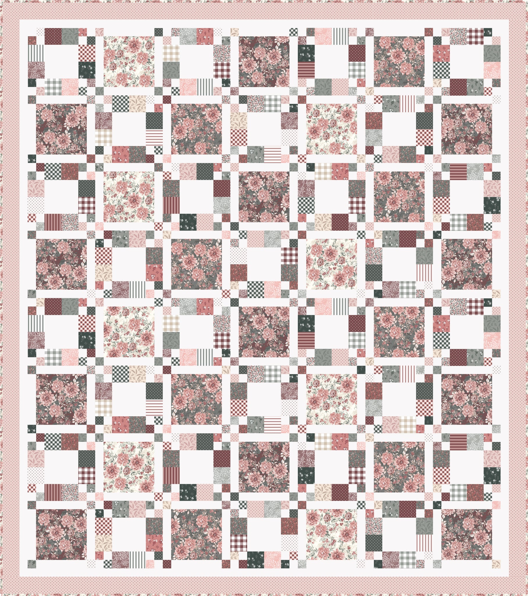 Modern Prairie Prairie Picnic Quilt Pattern only co founder Melissa Gilbert for Riley Blake Fabrics