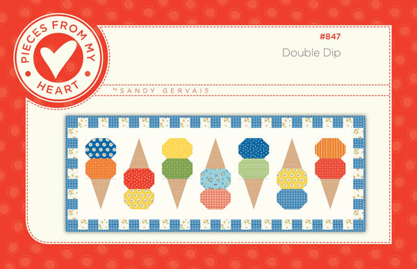 New 2026 Double Dip # PM847 Table Runner Pattern