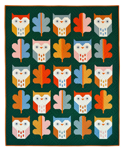 New Night Owl Quilt Pattern # PPP44 by Pen and Paper patterns