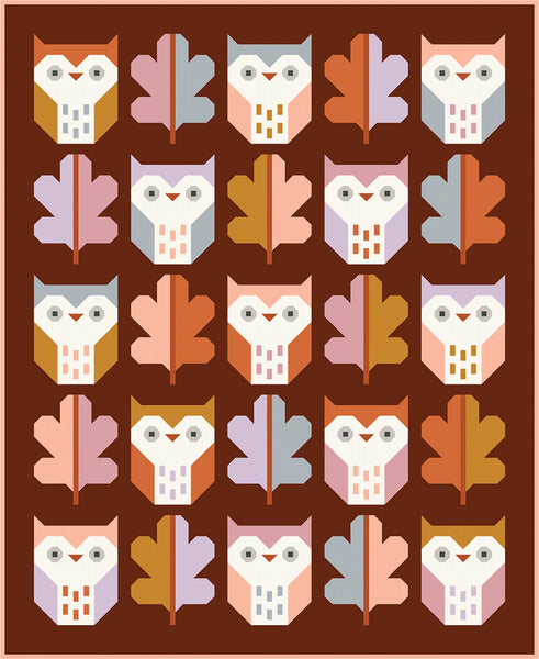 New Night Owl Quilt Pattern # PPP44 by Pen and Paper patterns
