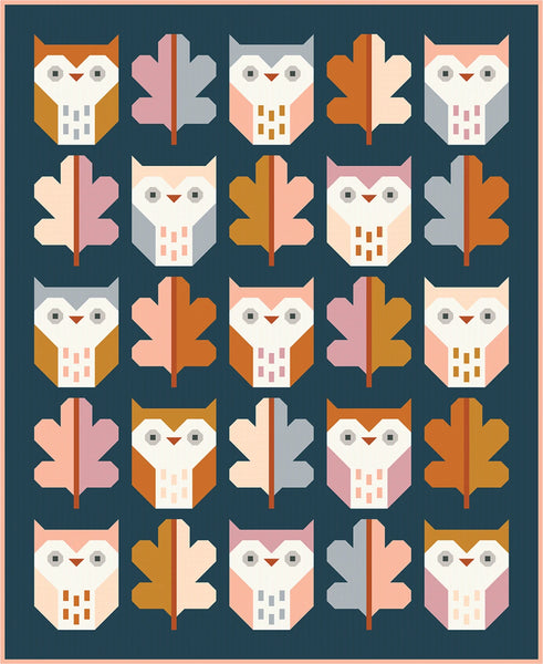 New Night Owl Quilt Pattern # PPP44 by Pen and Paper patterns