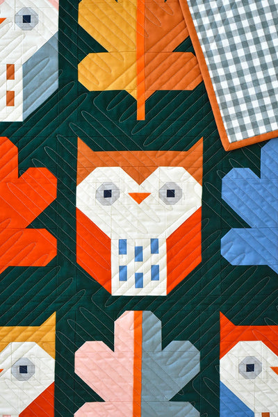 New Night Owl Quilt Pattern # PPP44 by Pen and Paper patterns