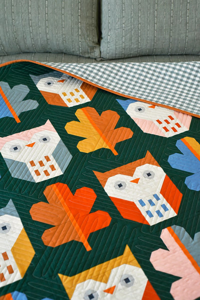 New Night Owl Quilt Pattern # PPP44 by Pen and Paper patterns