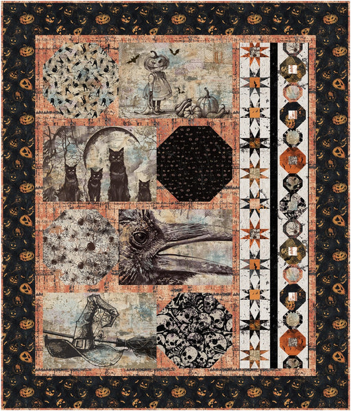 New 2026 Quilt Kit Scary Spice Kit featuring Postcards quilt