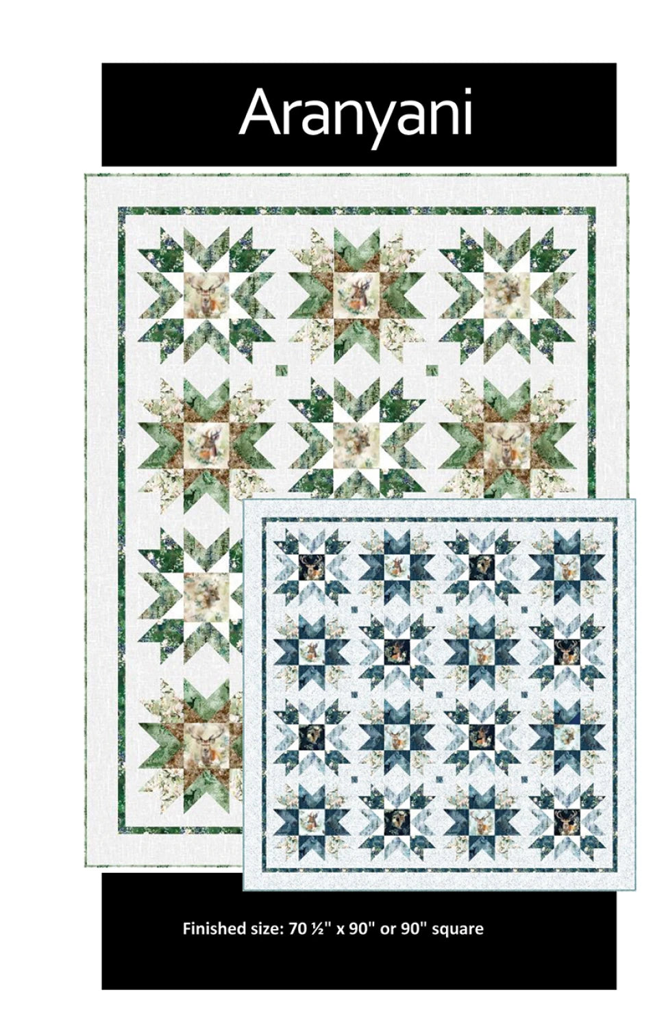 New Aranyani # QBOSS-6117 Quilt Pattern Two sizes available
