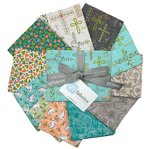 REJOICE Fat Quarter Bundle QT Fabrics 11pc set