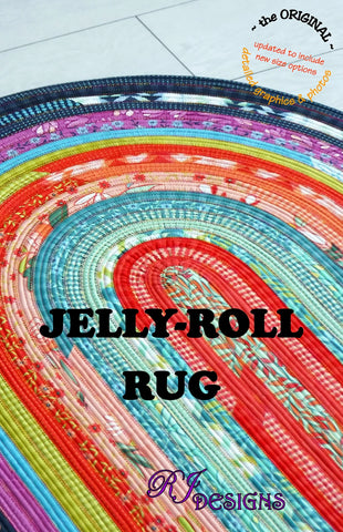 Jelly Roll Rug Pattern by RJ Designs