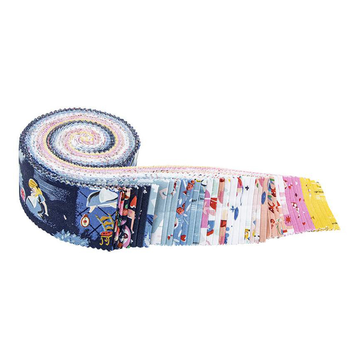 SALE Down the Rabbit Hole 2 1/2" Rolie Polie JELLY ROLL