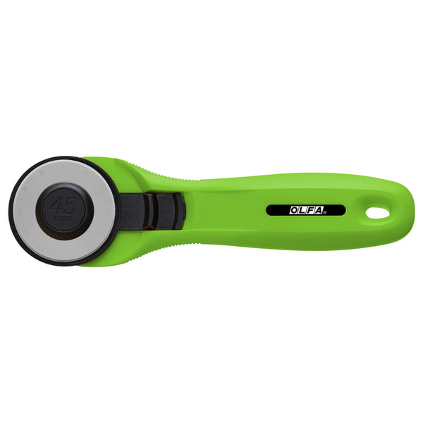 Olfa 45mm Splash Handle Rotary Cutter  choice of 3 colors
