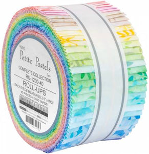 2.5in Strips Petite Pastels 40pcs/bundle # RU-1200-40 Robert Kaufman