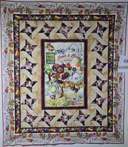 Farm Country Quilt Kit Featuring Fresh and Local fabric collection