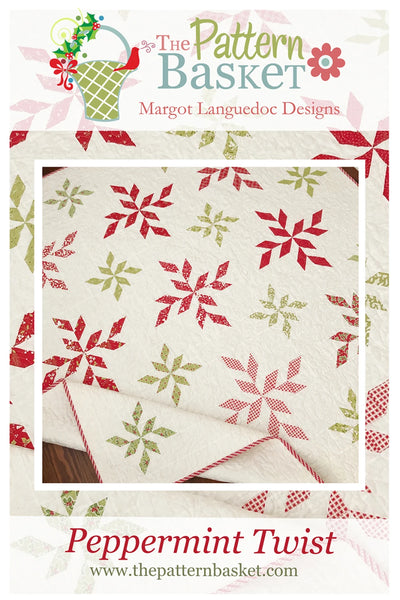 Peppermint Twist Quilt # TPB2010 The Pattern Basket