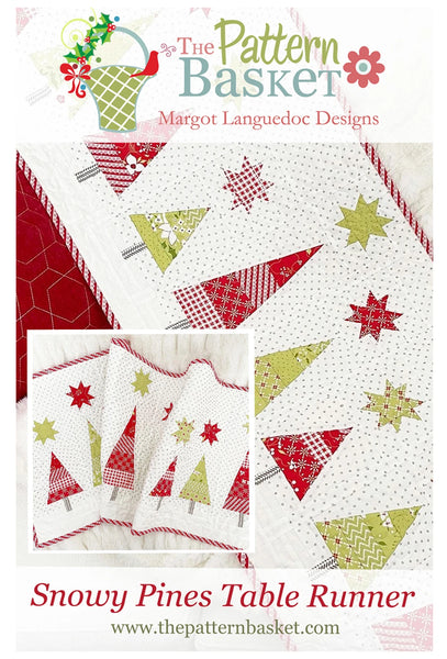 Snowy Pines Table Runner # TPB2209 The Pattern Basket