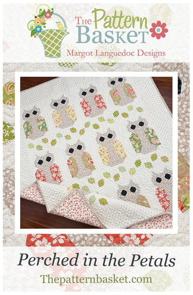 Perched in the Petals # TPB2602 Pattern Basket