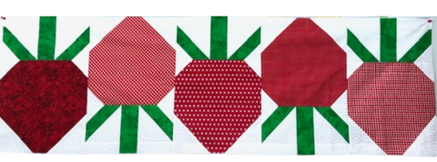 New KIT Berry-Licious table runner kit with pattern