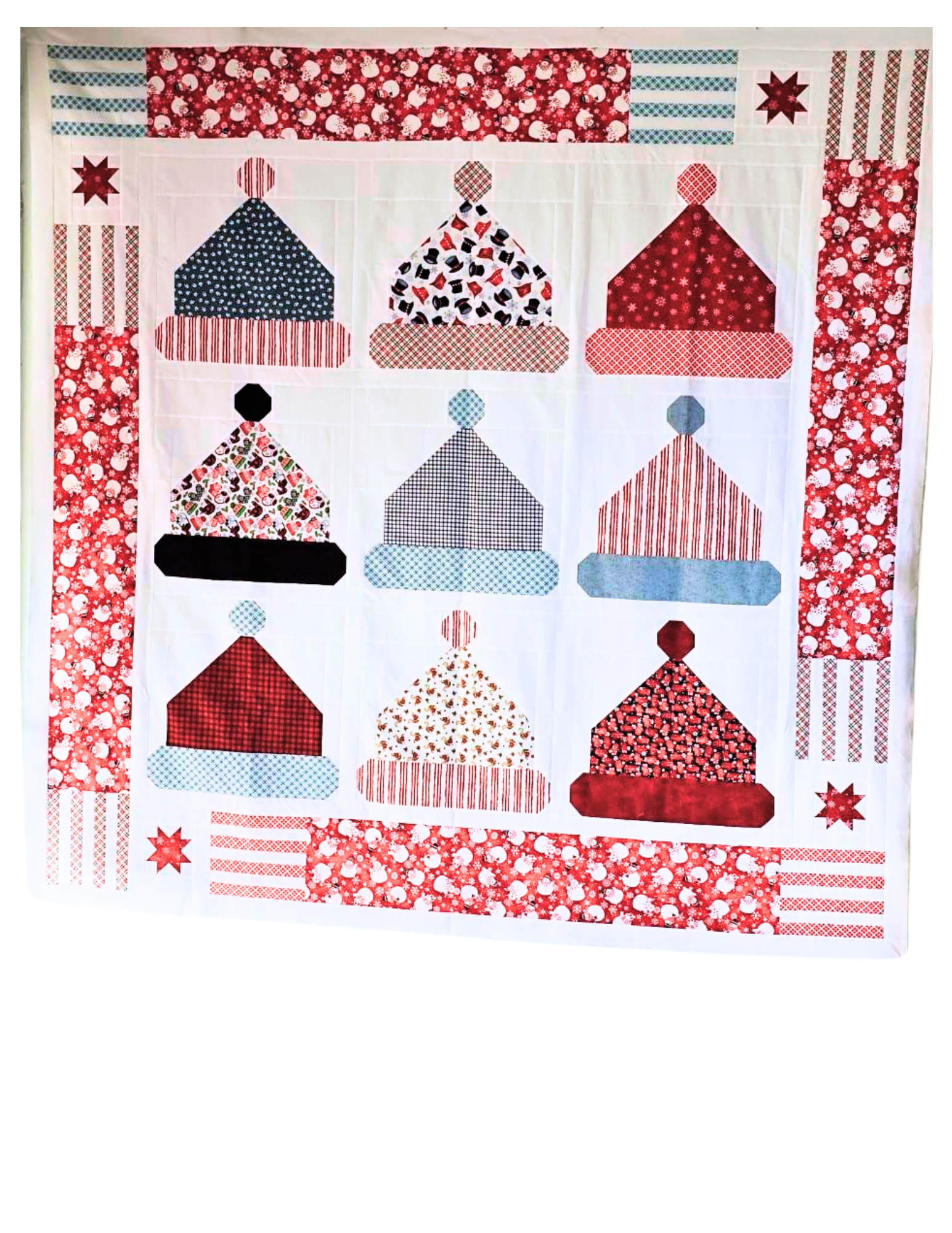 Winter Wear Quilt Kit featuring a Michael Miller Free pattern