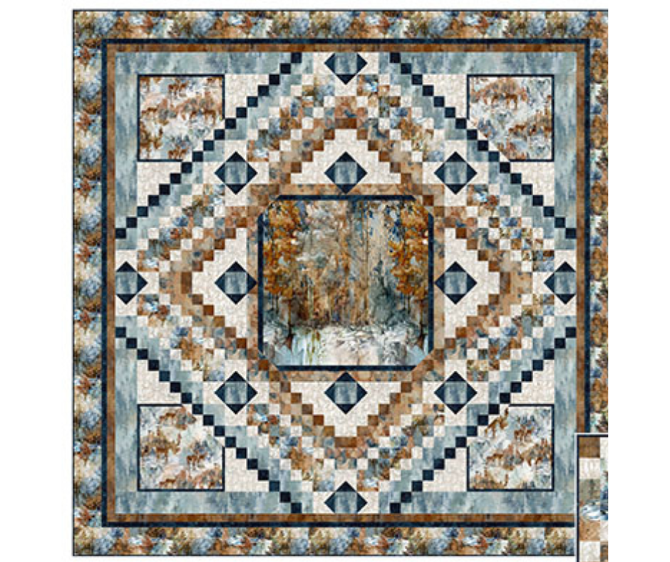 New 2025 Highland Steps Quilt Kit #1 size 99