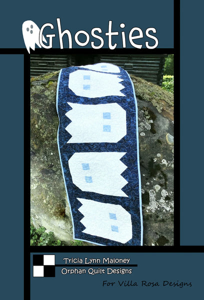 New KIT Ghosties table runner16" x 57"