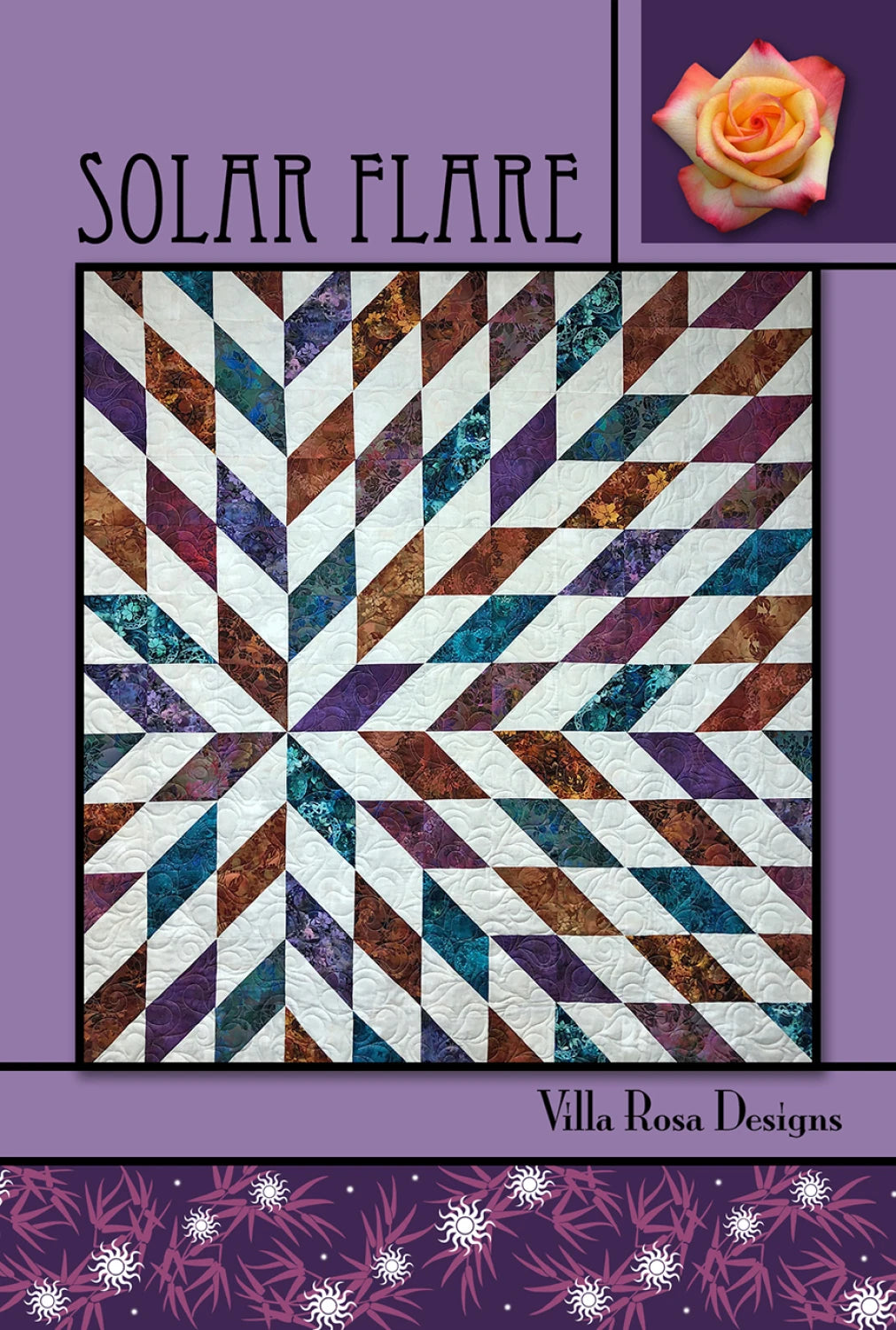 New Solar Flare # VRDRC185 quilt pattern