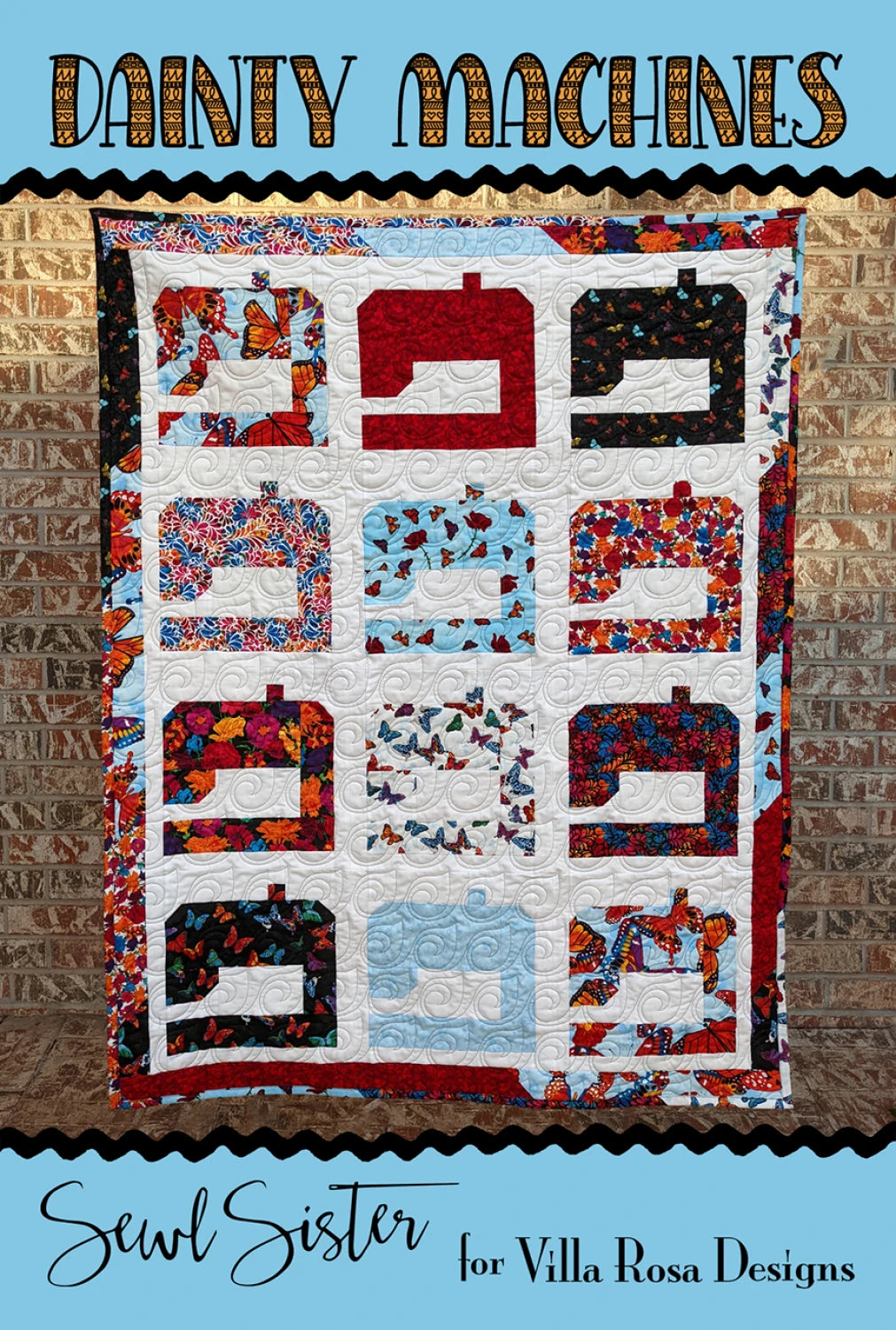 New Dainty Machines Quilt Pattern 4 sizes