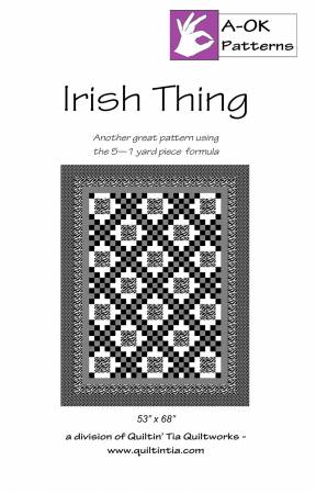 New 2025 Irish Thing A OK 5 Yard Pattern # WAOK020