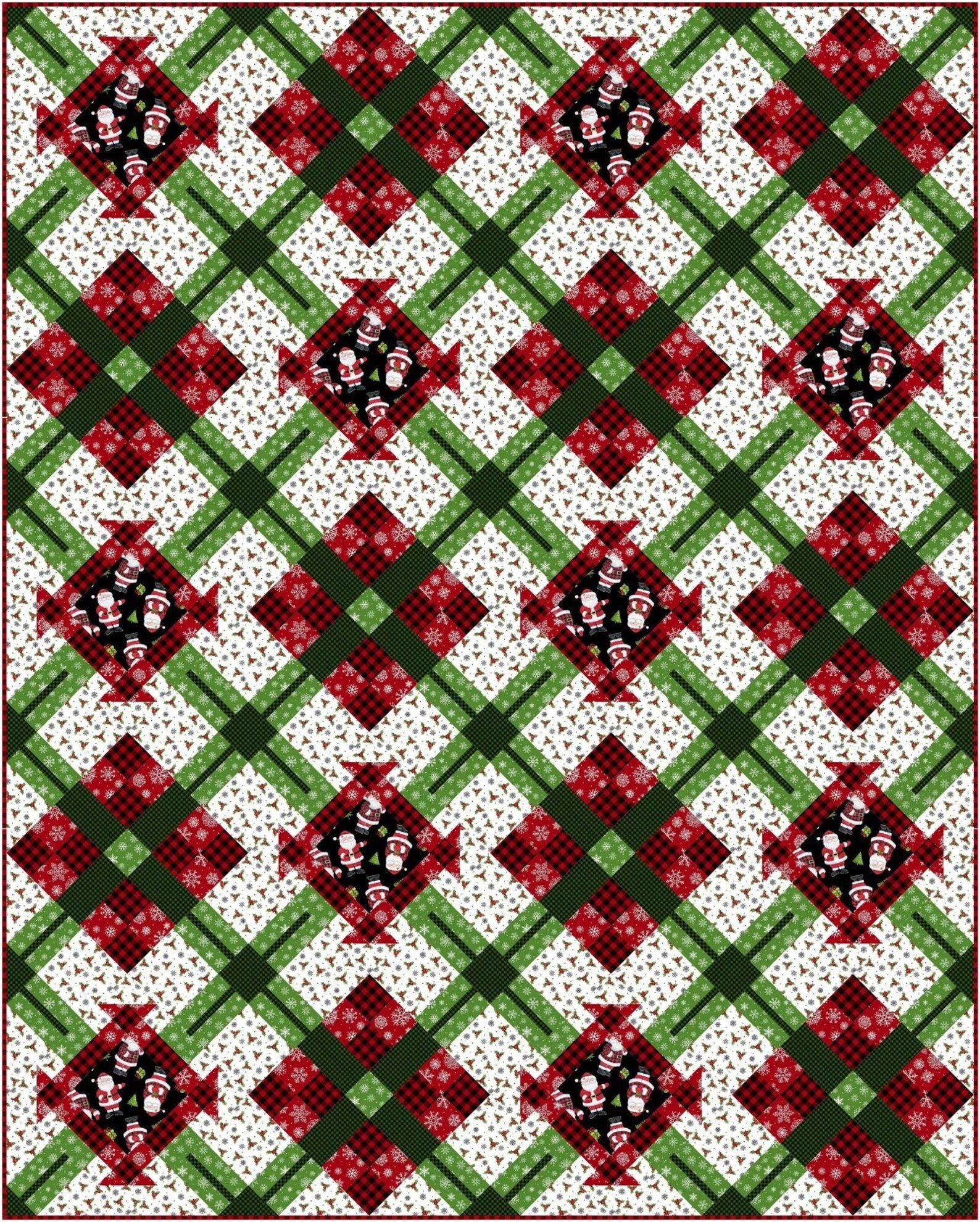 Argyle Quilt Pattern by Tamarinis