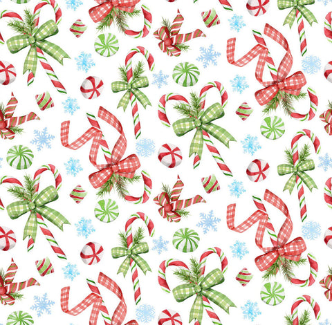 New 2025 23803-WHT ZV 3W WINTER VILLAGE CANDY CANE LANE 1