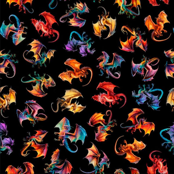 NEW Dragon Song fabric collection QT Fabrics