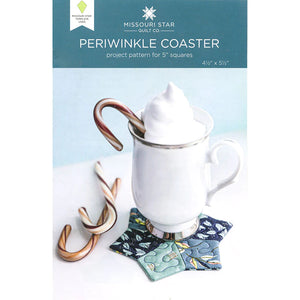 Periwinkle Coaster Pattern plus Mini Wacky Web Template by Missouri Star Quilt Co.
