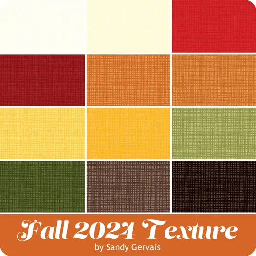 Fall 2024 Texture Fat Quarter Bundle Sandy Gervais for Riley Blake Designs