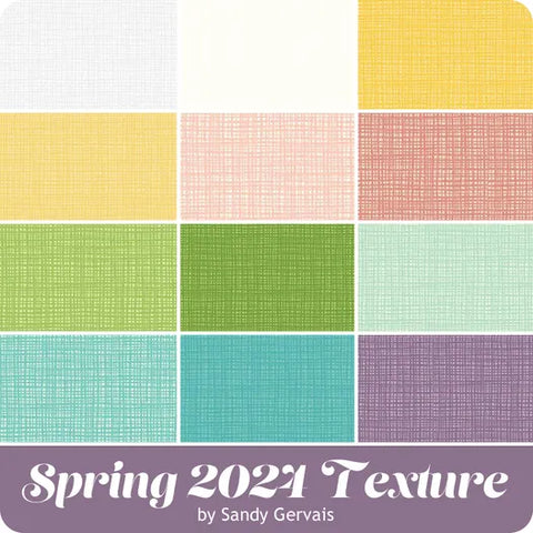 Spring 2024 Texture Fat Quarter Bundle Sandy Gervais for Riley Blake Designs 12pc