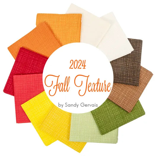 Fall 2024 Texture Fat Quarter Bundle Sandy Gervais for Riley Blake Designs