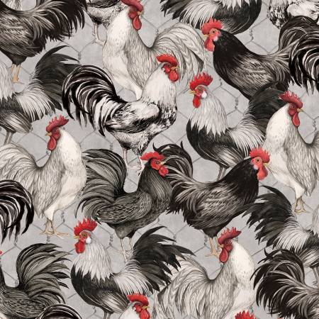 Proud Roosters Collection by Susan Winget for Wilmington Prints