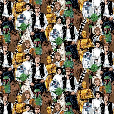 Star Wars Crowd Collection by Camelot Fabrics