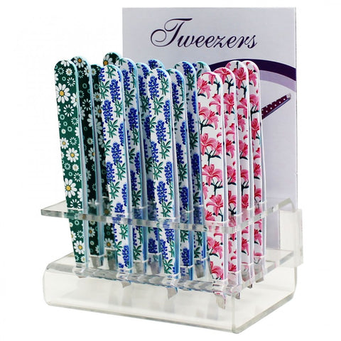 Floral Tweezers choice of 3 colors