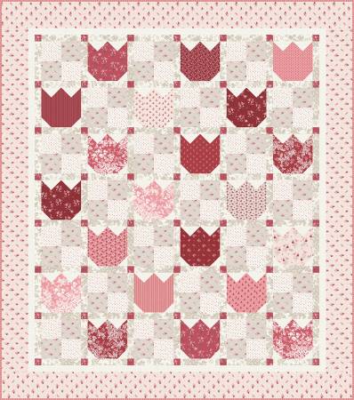 Tulip Time Quilt Pattern by Bunny Hill Designs