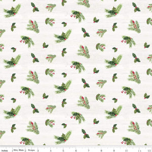 Monthly Placemats December Holly Cream