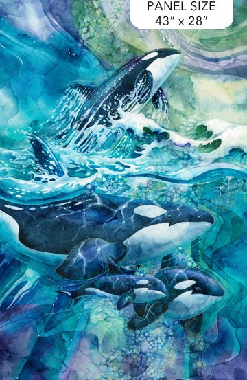 Whale Song Fabric Collection  By Deborah Edwards and Melanie Samra for Northcott