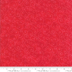 Marble Swirls Christmas Red 9908 23 Moda