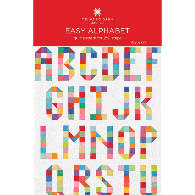 Easy Alphabet Quilt Pattern by Missouri Star